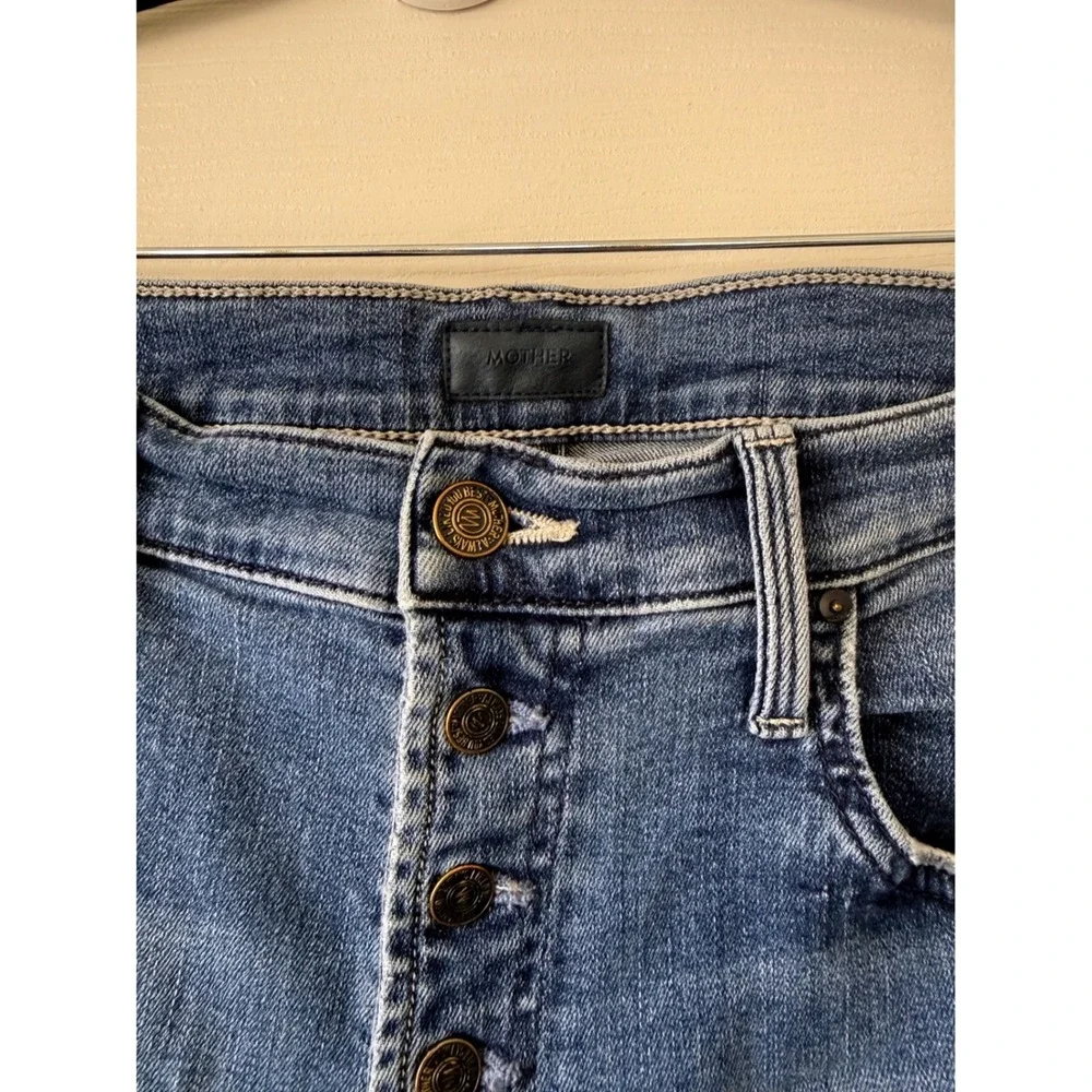 Mother Denim Pixie Tomcat Ankle Daytime Warrior Size 32 - Picture 9 of 16
